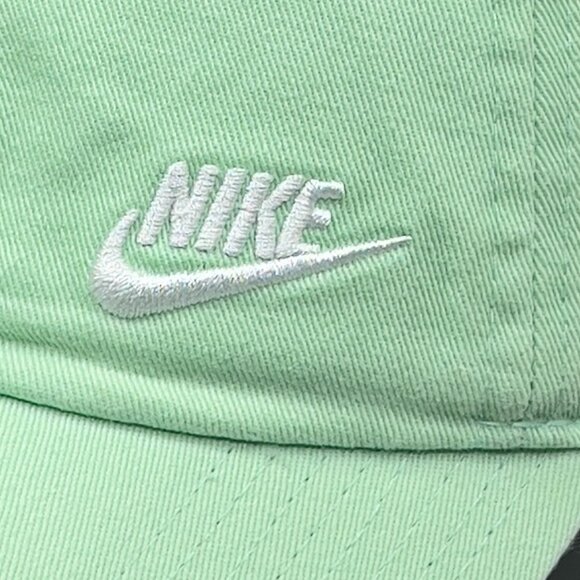 Nike Swoosh Heritage86 Strapback Hat Cap Green S1ze Baseball Tennis Golf Womens - Picture 8 of 15